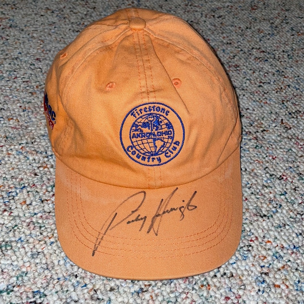 Signed Padraig Harrington Firestone Golf Hat